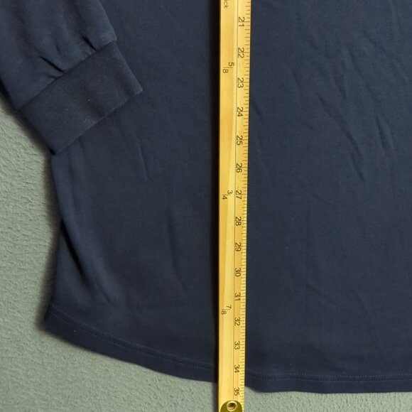 Bocomal FR T-Shirt Men's 3XL Blue Henley Long Sleeve 7oz. Flame Resistant Cotton - Picture 7 of 11